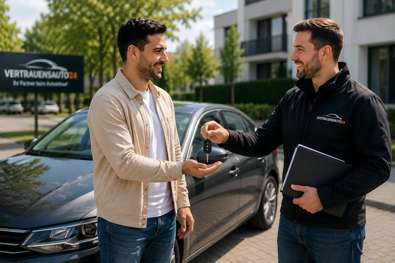 Unterlagen für den Autoverkauf